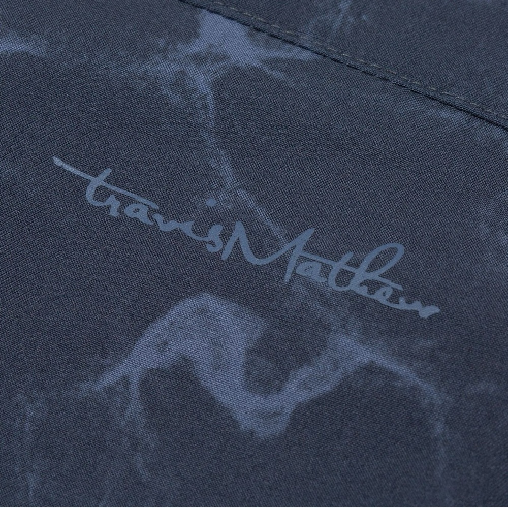 Travis Mathew Indigo Navy Patterned Windbreaker J… - image 5